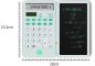 Calculatrice solaire avec bloc-notes 6,5" LCD scientifique + stylo (pliable)