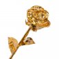 Arany rózsa 24 k aranyszínű lapos (mártott) -tökéletes ajándék egy nő számára