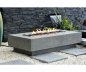 Gas fire pit table on the terrace 2 in 1 with the power of a real fireplace - durable concrete surface