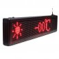 Outdoor waterproof WiFi LED sign board 7 color RGB - 103cm x 23cm