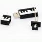 USB 16GB engraçado - piano preto