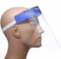 Face shield - transparent and protective with foam for long-lasting wear