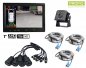 Zestaw parkingowy 7" monitor LCD + 1x kamera HD z IR + 6x czujnik parkowania