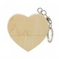 USB Flash Drive w kształcie drewnianego serca
