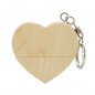 USB Flash Drive in the shape of a wooden heart