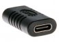 Female/Female connector for USB-C F/F cabling - black