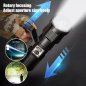 Světlomet - LED baterka + teleskopický ZOOM + LED displej + 3 režimy světla až do 3000m