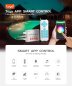 Controller intelligente per l'illuminazione RGB in piscina - controllo tramite l'app Tuay per smartphone
