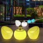 LED light up outdoor chair (sofa) 58x45cm - RGBW colors + IP44 + remote control