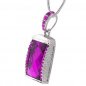 Драгоценный камень с USB - фиолетовый