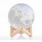 Lampa měsíc 3D (svítící) dotyková - měsíční lampa do pokoje