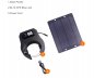 Digital GPS bicycle lock + solar panel