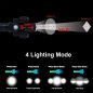 LED baterka na svietenie 20W (2000 Lumenov) + 2 bočné svetlá + 4 módy svietenia