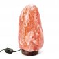 Salt lamp - Himalayan crystal electric salt rock light bulb (handmade)