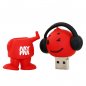 USB מצחיק - דמות מוזיקת DJ 16GB