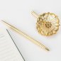 Metal pen - with elegant stylish holder for the office desk set