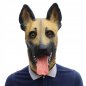 Pes Vlčák - silikonová maska na obličej a hlavu pro děti i dospělé