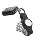 KeySmart Air - Bluetooth Organizer aus Leder für 5 Schlüssel für Apple AirTag