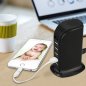 USB napájecí adaptér 5-port s Wi-Fi FULL HD spy kamerou + 16GB paměť