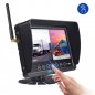 Vodotesný kamerový SET s AHD do lode / jachty / člnu / stroje / auta - 7" LCD monitor + 2x WiFi kamery