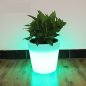 Lighting flower pot LED + possibility to change RGB colors + IP44 (27x27x28 cm)