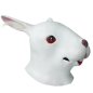 Lapin blanc - masque visage et tête en silicone pour enfants et adultes