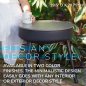 ​LED outdoor side table + Bluetooth SPEAKERS and 12x LED ligts (interior/exterior)