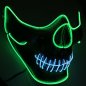 Máscara de fiesta LED - calavera verde