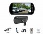 Rearview mirror monitor for car 7" LCD for 2 AHD cameras with a holder + remote control