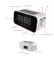Réveil + chargeur sans fil 10W + batterie 2200 mAh avec sortie USB A et USB C 5V