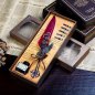 STEAMPUNK Pen set - feather pen + 5 nibs - Exclusive gift set