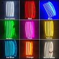 Luminous logo via flexible neon strip 5M with IP68 protection - Green color