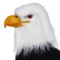 Amerikanische Adlermaske - Gesicht (Kopf) weiße Maske für Kinder und Erwachsene