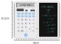 Solar calculator with notepad 6,5" LCD scientific + writing pen (foldable)