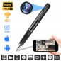 Kamera pen Wifi (P2P) - FULL HD Mini Spy perakam tersembunyi CCTV + sokongan mikro sd sehingga 128GB