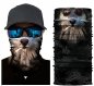 Morsom 3D-design - ansiktsbalaclava RASTA RØYKHUND