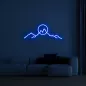 Jasny neon LED na ścianę 3D - GÓRY 75 cm