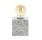 Noční lampa Žárovka LED svítící - noční světlo na kamenném podstavci
