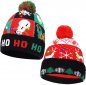 Svítící čepice na zimu s bambulí Vánoční s LED - CHRISTMAS DEER