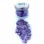 Purpurina en polvo para el cuerpo - Decoraciones biodegradables para el cuerpo, la cara y el cabello - Purpurina en polvo 10g (Purple silver)
