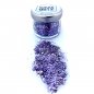 Glitter dust for the body - biodegradable decorations for the body, face and hair - Glitter dust 10g (Purple silver)