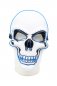 LED face mask - Skull blue