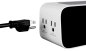Réveil + chargeur sans fil 10W + batterie 2200 mAh avec sortie USB A et USB C 5V