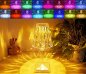 Stolní lampa křišťálová LED akrylová dotyková barevná RGB 16 barev - noční světlo