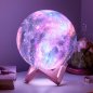 Nočná lampa GALAXIA (Vesmír) - planéta nočné svetlo s ovládačom 16 farieb