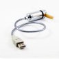 USB-вентилятор со светодиодной часы