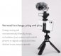 Tripod for vloggers - SET for smartphone with LED light and external microphone