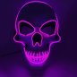 LED kaukė SKULL - violetinė