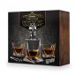 Whisky-Karaffen-Set (Alkohol) – 2 Tassen + 9 Eissteine und Zubehör