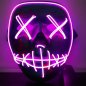 „Purge“ LED kaukės - purpurinės